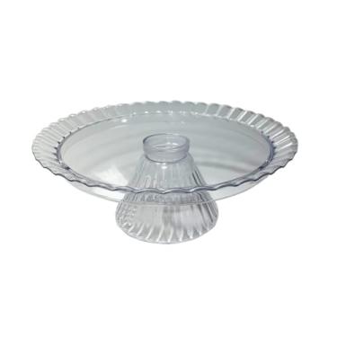 Imagem de BOLEIRA REDONDA 23 X 8CM - CRISTAL