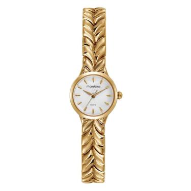 Imagem de Relogio Mondaine Feminino Ref: 32956lpmvdm1 Clássico Dourado