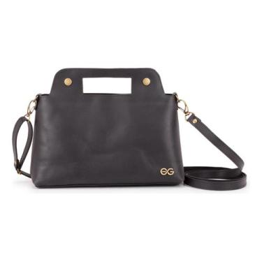 Imagem de Bolsa Feminina Couro Legítimo Transversal/mão Média Tiracolo - Ello Gr