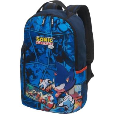 Imagem de Mochila Escolar, Infantil, Sonic Comic - Pacific