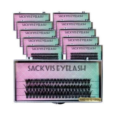 Imagem de Cílios Postiços Naturais E Macios, Conjunto De 10 Caixas, Comprimento 