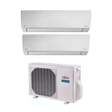 Imagem de Ar Condicionado Bi Split Fujitsu Inverter Airstage Premium 18.000 Btus (2x Hi Wall 9k) Quente e Frio 220v