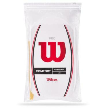 Imagem de Overgrip Wilson Pro Pack Branco com 30 Unidades