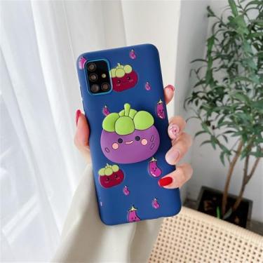 Imagem de Capa de silicone com suporte para celular em formato de frutas para Xiaomi Redmi Note 10 Pro Note 11 8 9 Pro Max 9S 10S 8T 7 9 9C 9A 9T, tamanho do suporte, para Redmi Note 9 Pro