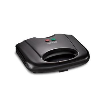 Imagem de Sanduicheira Arno Sm210874 Preta 127V, Preto, 110V