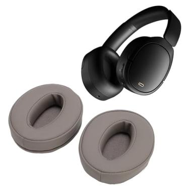 Imagem de 2 pares de protetores de ouvido, protetores auditivos de substituição com espuma de memória HD e couro proteico, para fones de ouvido HD4.50BT HD4.50BTNC HD4.50SE HD4.40BT HD4.30G (marrom)