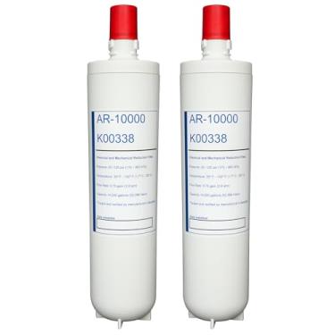 Imagem de Filtro de água K00338 compatível com Manitowoc Arctic Pure AR-10000 K00338/K00337 (pacote com 2)