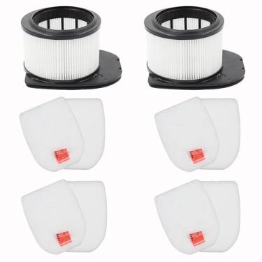 Imagem de IZ862H Filtro para aspirador sem fio Shark IZ862H Stratos, adequado para Shark IZ800 IZ540H IZ562H UZ565H Pro IZ840 peças de aspirador XPSMFIZ700 e XFFKIZ700, pacote com 2 filtros de 4 unidades de kit