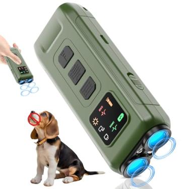 Imagem de Myiwb Dispositivo de treinamento ultrassônico para dissuasão de latidos e antilatido, 3 modos para impedir latidos de cães, ferramenta portátil, segura, recarregável, compacta e portátil, adequada
