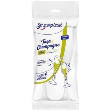 Imagem de Taça Champagne 120Ml - Strawplast