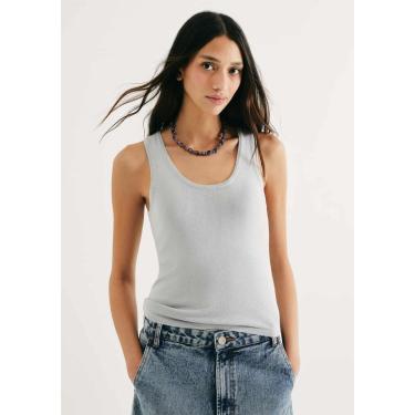 Imagem de Regata Feminina Slim Decote U Em Tricô De Viscose-Feminino