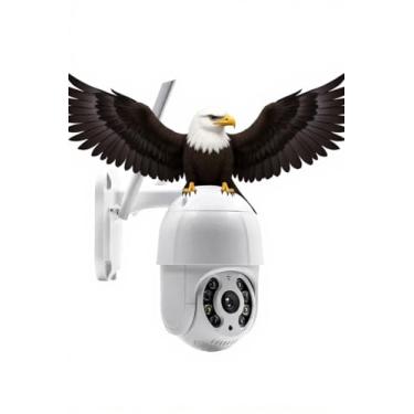 Imagem de Câmera IP Externa Inteligente, HD WiFi, Visão Noturna, Detecção Humana, À Prova D'água, Áudio Bidirecional, Sensor de Movimento, Monitoramento Remoto via Smartphone