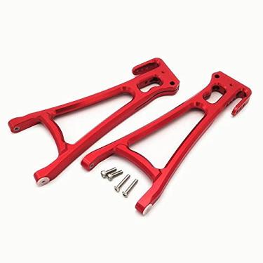 Imagem de Aluminum Rear Upper Suspension Arms L+R Red for Traxxas 1/10 E-Revo 2.0 VXL 8633 8634