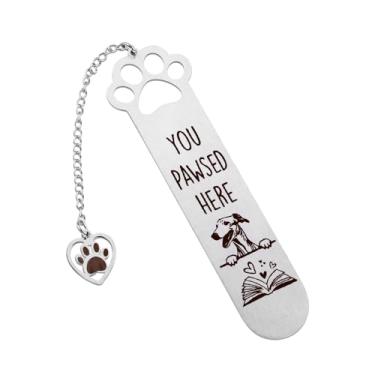 Imagem de Presentes de aniversário de Natal para amantes de galgos, presentes para livros para amantes de livros, presentes para mulheres e homens, presente de marcador de página para amantes de cães, presentes