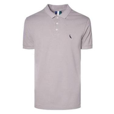 Imagem de Camisa Polo Reserva Piquet Basica Masculina Cinza Lua-Masculino