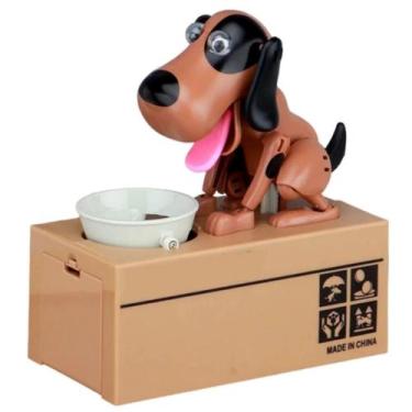 Imagem de Cofre Cofrinho Cachorrinho Come Moedas Automático Infantil - OPAPRO, M
