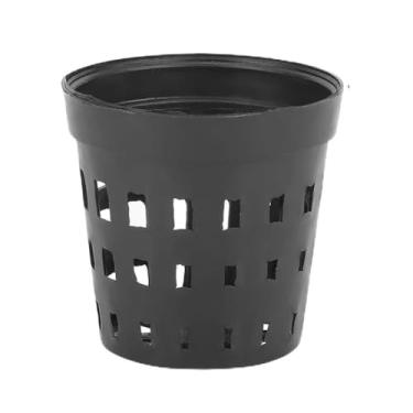 Imagem de Tnfeeon Cestas de Plantas de Aquário de Plástico Preto de 30 Unidades, Suporte para Plantas Hidropônicas, Construção Durável, Design Fácil de Limpar para Cultivo de Aquáticas e Vegetais Em Tanques