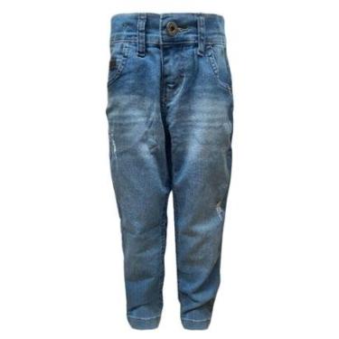 Imagem de Calça Ogochi Infantil Jeans Claro 2/8-Masculino