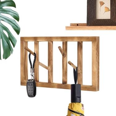 Imagem de Ganchos Para Paredes,Suporte Giratório 360 Graus Em | Prateleira Decorativa Para Cabides - Para Entrada Sala De Estar Cozinha Casa Escritório Quarto