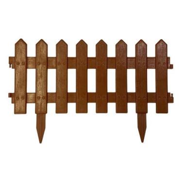 Imagem de 8 Cerquinhas Jardim Plástico Horta Canteiro Piscina Faz 4,40m - NoBran