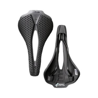 Imagem de Selim De Bicicleta Ultralight Respirável Impresso Em Carbono 3D Confor