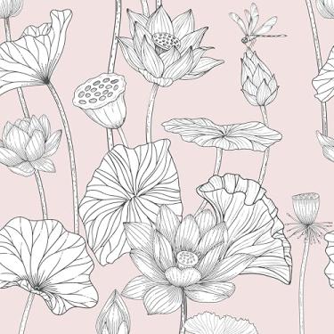 Imagem de Kitico Descole e cole papel de parede floral vintage Boho Design