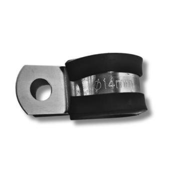 Imagem de Abracadeira Cano Presilha com Borracha 14mm - Dunga