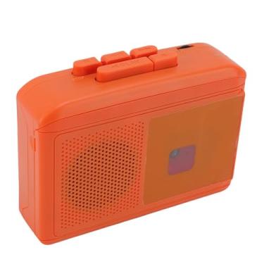 Imagem de Generic Leitor de Cassetes Portátil, Gravador de Cassete Retro Com Alto-falante Embutido e Entrada para Fone de Ouvido de 3,5 Mm, Retrocesso Rápido, Gravadores de Cassetes USB C Power