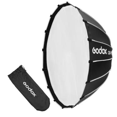 Imagem de Godox QR-P90T 89.9 cm Softbox parabólico de liberação rápida para GODOX SL60II SL150III FV150II AD300PRO AD400PRO AD600BM SZ300R VL300 UL150II ML60 Outros Bowen Mount Studio Flash Speedlite