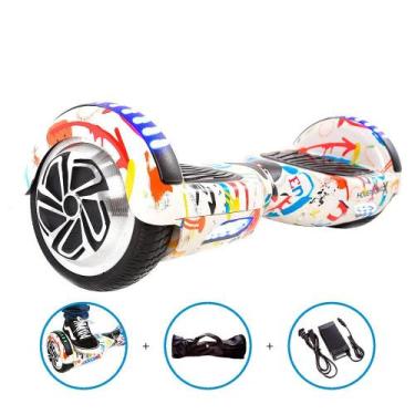 Imagem de Hoverboard Skate Elétrico 6,5 Grafite Hoverboard Bluetooth - Hoverboar