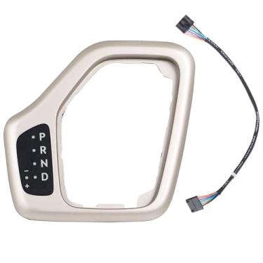 Imagem de Moldura de câmbio de transmissão 601-401 com arnês adequado para Jeep Cherokee 2014-2018, bisel de câmbio para mudança de marchas (substitui #5YD27LS5AA 68413957AA)