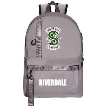 Imagem de Mochila escolar Riverdales Kids Bag 30x13x43cm Algodão-Poliéster