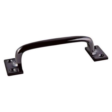 Imagem de Puxador Alça 120mm Preto PF 86127 Zamac Encartelado Aliança