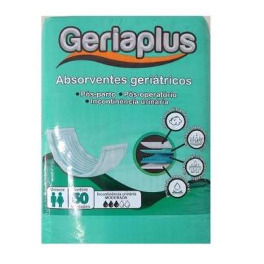 Imagem de Absorvente Adulto Geriátrico Unissex Geriaplus - 50 Unidades