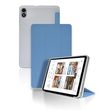 Imagem de Capa para tablet ALLDOCUBE iPlay 70 mini Pro 21.3 cm, capa de proteção para tablet NOUKAJU Tablet, suporte dobrável, função de suporte tripla, capa de proteção para iPlay 70 mini Pro 21.3 cm (azul)