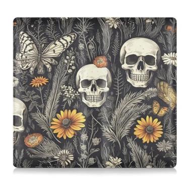 Imagem de CEBUGI Porta-luvas vintage floral para registro e seguro de carro, porta-luvas, organizador de documentos, 12,5 x 24 cm