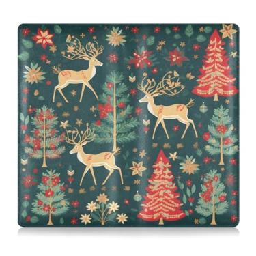 Imagem de CEBUGI Porta-luvas de Natal Elk com porta-luvas para organizador de documentos, 12,5 cm x 24 cm