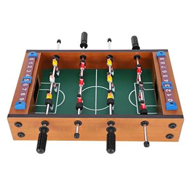 Imagem de Cryfokt Presente Esportivo de Bola de Futebol de Mesa, Parede de Tubo Grosso, Jogo Estável e Forte de 13,6 X 8,5 Polegadas para Crianças, Buracos Redondos Azuis