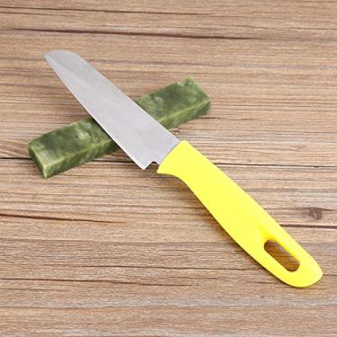 Imagem de GLOGLOW Afiador de Facas Pedra de Amolar Dupla Face, Grão 8000/10000, Afiador de Facas Portátil para e Tesouras de Cozinha, Pedra de Afiar Natural de 3,94 X 0,79 X 0,39 Polegadas Nan (Malha verde