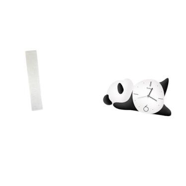 Imagem de Whtkoph Abajur de Chão com Design de Panda para Sala de Estar, Moderno E Bonito, com Relógio de Parede Decorativo Prático E