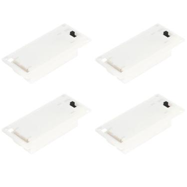 Imagem de ECSiNG Suporte de bateria AAA de 4 peças com interruptor, comporta 2 baterias de 70,6 × 35,6 × 14,3 mm, compatível com iluminação e eletrônicos DIY