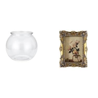 Imagem de Whtkoph Aquário Pequeno Transparente, Ornamento Doméstico, Faça Você Mesmo, Vaso, Tigela, Mesa, Quarto, Escrivaninha, Sala de Estar, Decoração para Casa, Mold