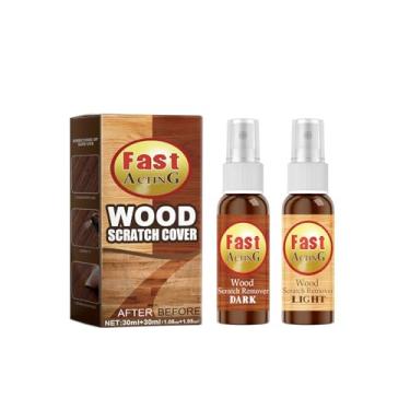 Imagem de Spray de reparo de arranhões de piso de móveis de madeira para arranhões, cuidado de reparo de arranhões de piso de madeira para pisos de madeira, mesas, mesas, carpinteiros, postes de cama, retoques