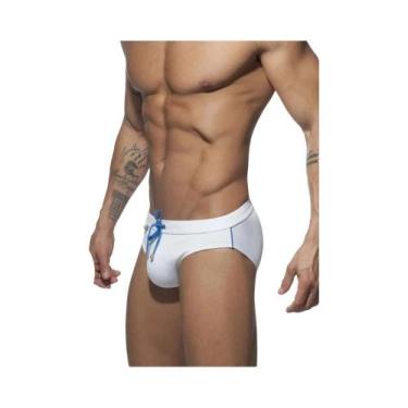 Imagem de Sunga Masculina Sexy Com Efeito Push-up, Estilo Arco-íris, Para Surf E