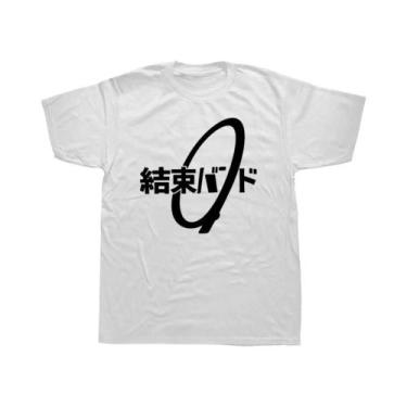 Imagem de Camiseta De Algodão De Manga Curta Com Design De Fã De Anime Kessoku B