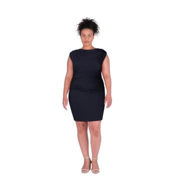 Imagem de City Chic Vestido feminino plus size - Kellie, Azul marino, 50