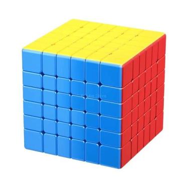 Imagem de Cubo Mágico Magnético 6x6 Profissional Brinquedo Antiestresse MOYU Mei