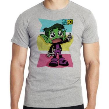 Imagem de Camiseta Mutano Jovens Titãs Blusa criança infantil juvenil adulto cam