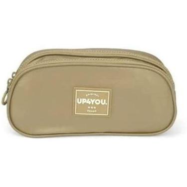 Imagem de Estojo Duplo Ouro Metalizado Up4You - Luxcel-Feminino