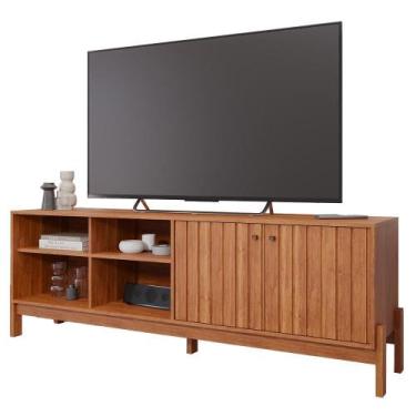Imagem de Rack Bancada Holanda 185cm para TV até 60 - Permóbili, Cinamomo